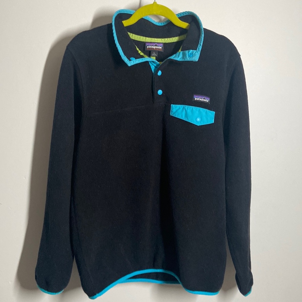 Patagonia Synchilla, Size Large Snap Front & Pocket